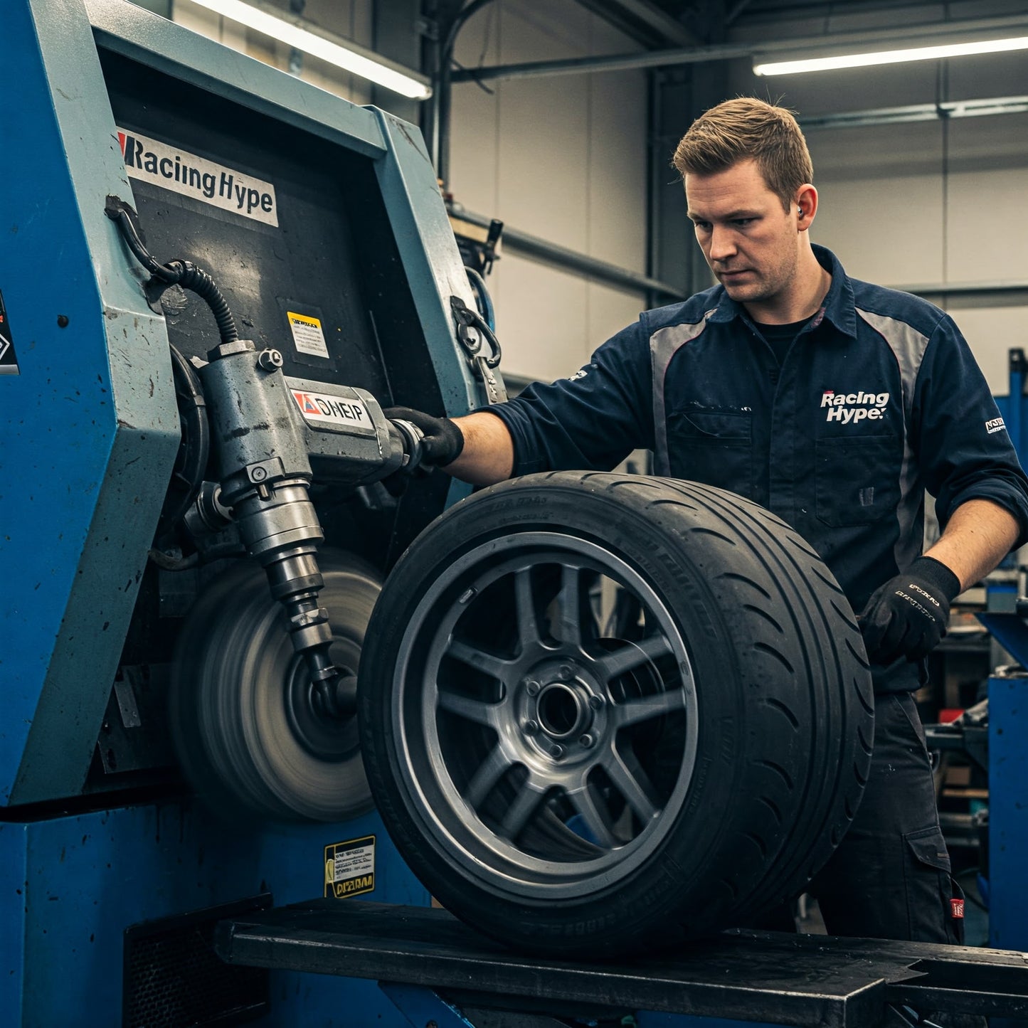 FULL BUFF & SHAPE NEW TYRE