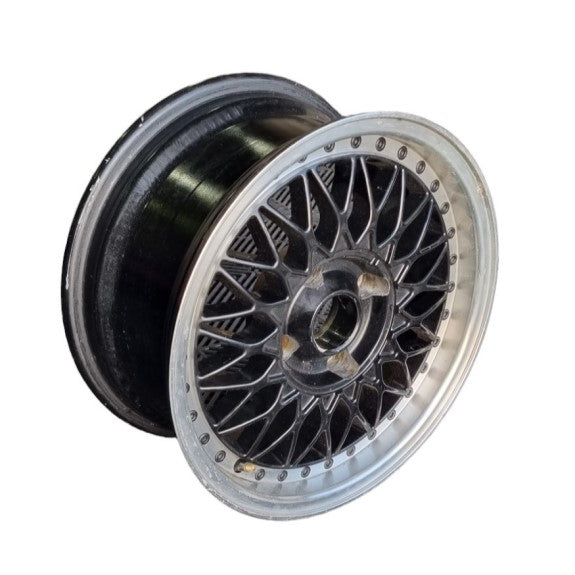 SIMMONDS ALLOY RIMS - 15 x 7 + 25ET PRE OWNED BLACK