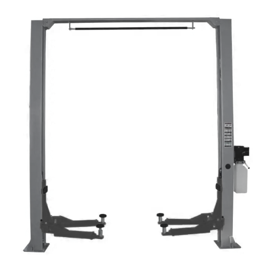 ZENITH 2PCF45S 4.5 TON CLEAR FLOOR CAR HOIST