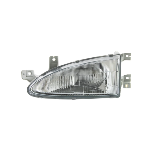 HEADLIGHT - LH - Hyundai EXCEL 3-Door X3 (1995-2000) - NEW - by Zenith Reproduction Parts