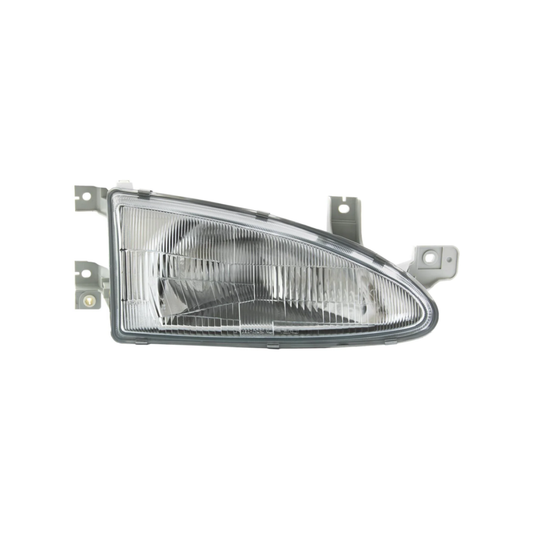 HEADLIGHT - RH - Hyundai EXCEL 3-Door X3 (1995-2000) - NEW - by Zenith Reproduction Parts