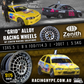 13x5.5 ALLOY RIM - 'DIRT GRID' - by Zenith Alloy Wheels - The Ultimate wheel for Junior Speedway Sedans