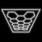 HEX LED "Garage" Lighting Kits (4800mm x 2400mm) with Rectangle Surround